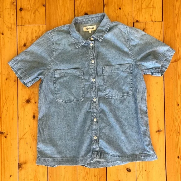 Madewell denim button-up shirt S - Picture 1 of 4